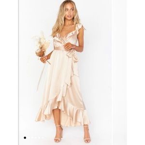 Show Me Your MuMu Samantha Champagne Wrap S